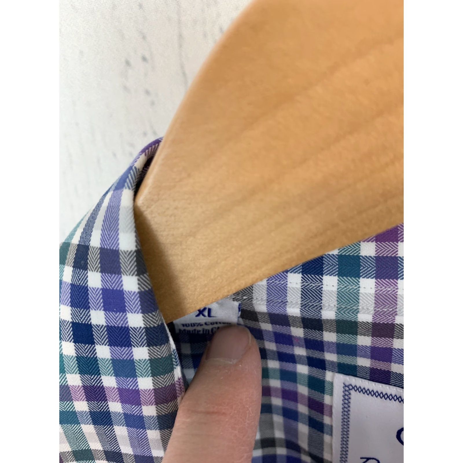 David Donahue David Donahue Plaid 100% Cotton Button Front Shirt XL Men Multicolor Long Sleeve Button-Up Short Description: N/A Size US XL / EU 56 / 4 - 3 Thumbnail