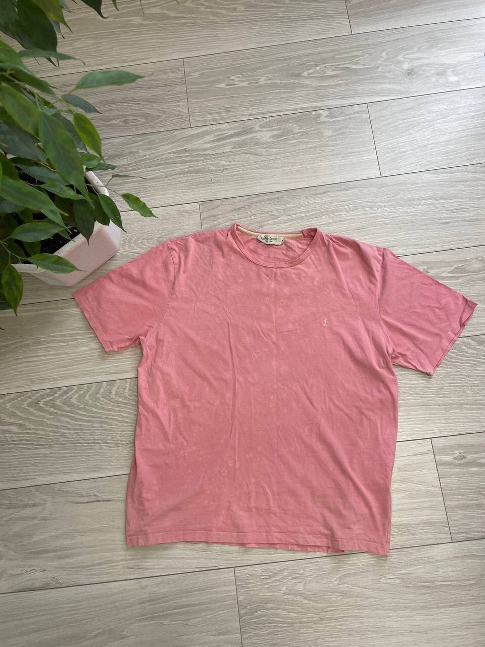 Japanese Brand × Vintage × Yves Saint Laurent Vintage Yves Saint Laurent YSL Distressed Tee T-Shirt Y2K Size US XL / EU 56 / 4 - 1 Thumbnail