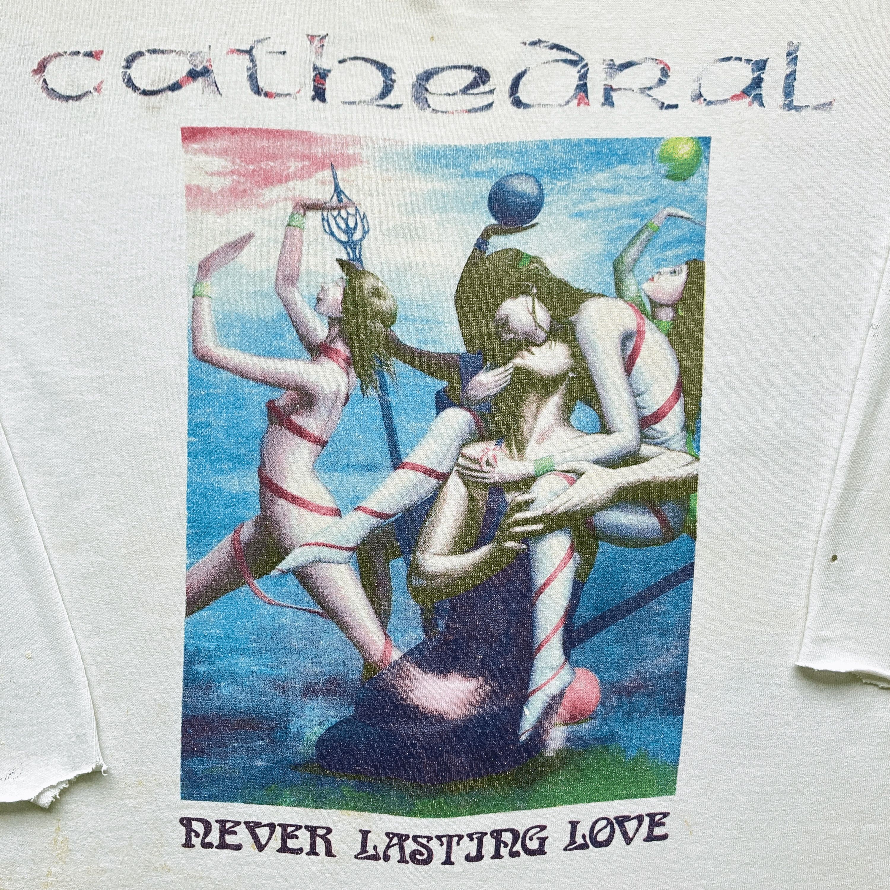 Band Tees Vintage 1992 Cathedral Never Lasting Love US Tour T-Shirt Size US L / EU 52-54 / 3 - 2 Thumbnail