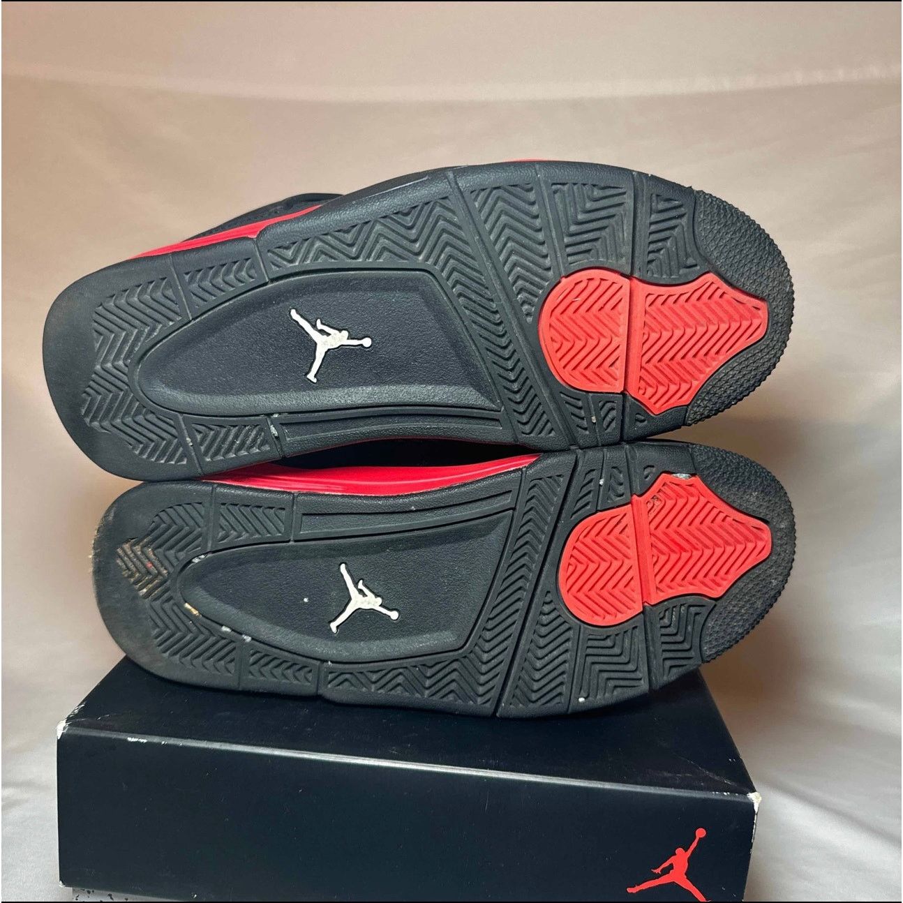Jordan Brand × Nike Size 6.5 Nike Air Jordan 4 Retro GS Red Thunder Men's Shoes Size US 6.5 / EU 39-40 - 6 Thumbnail