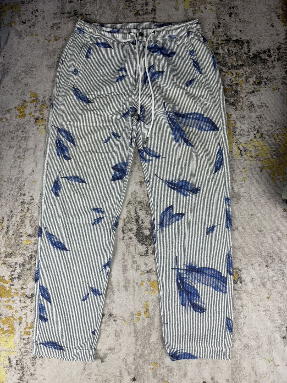 Kith Kith Seersucker Feather Flora Jogger Pants Size US 32 / EU 48 - 1 Thumbnail