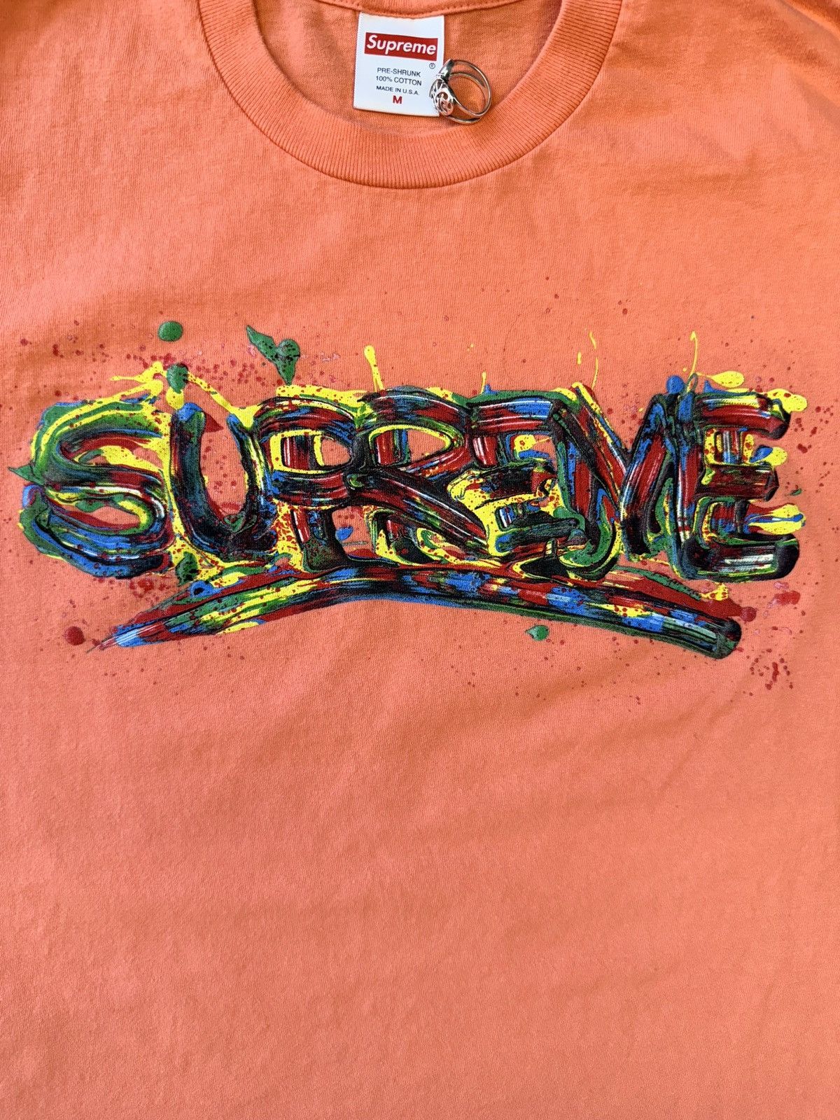 Supreme SS20 Supreme Paint Logo Tee Size US M / EU 48-50 / 2 - 3 Thumbnail