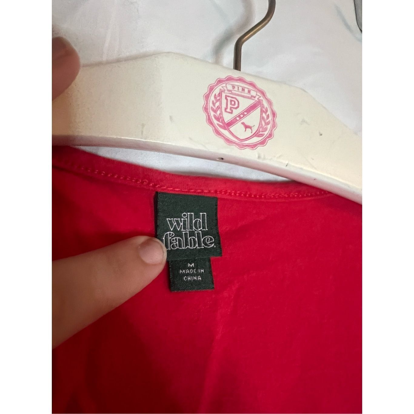 Other Wild Fable Red Long Sleeve Cropped Top Woman’s Size Medium Size M / US 6-8 / IT 42-44 - 5 Thumbnail