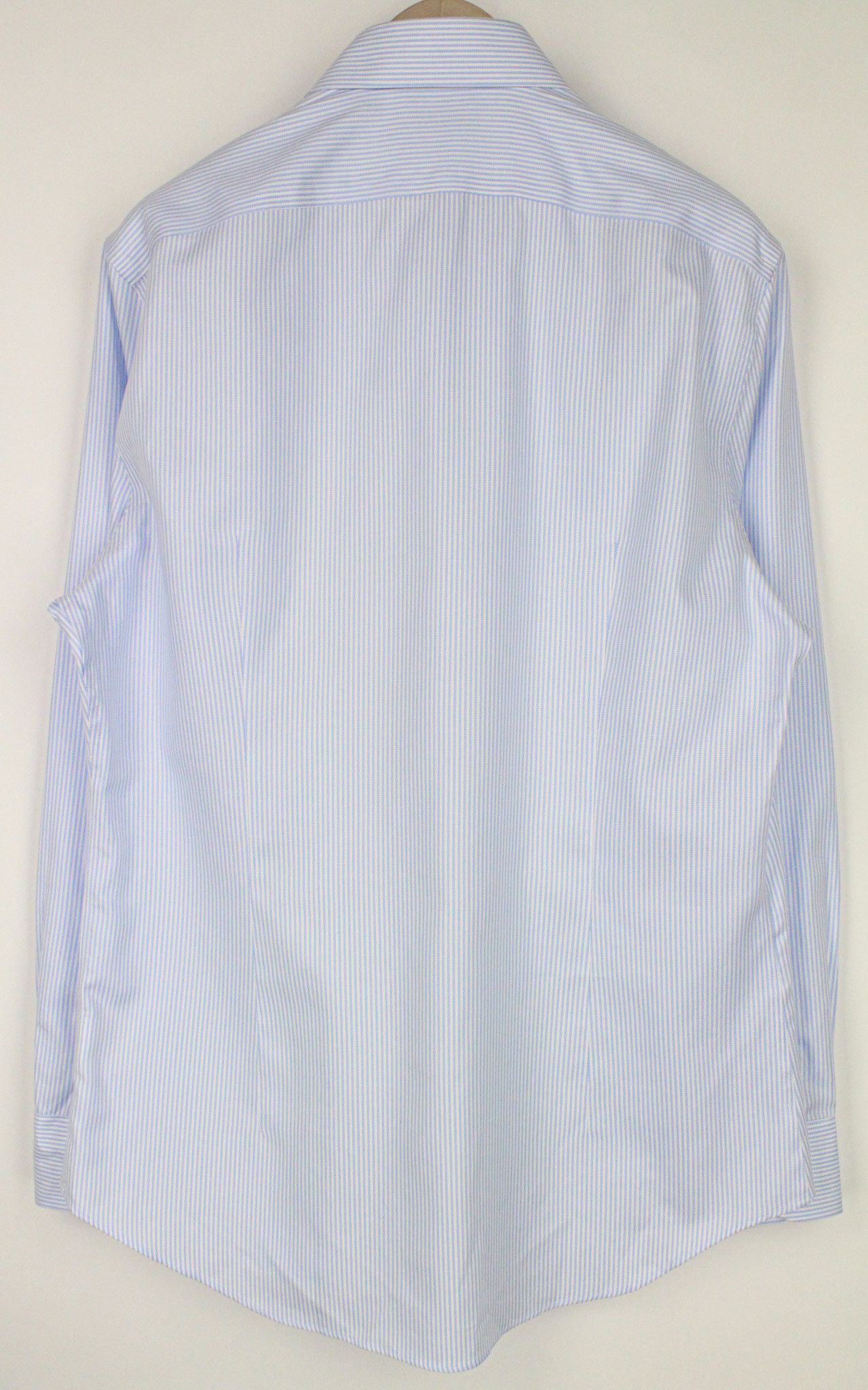 Suitsupply 43/17 Blue Cotton Striped Classic 72594 Size 42R - 2 Thumbnail