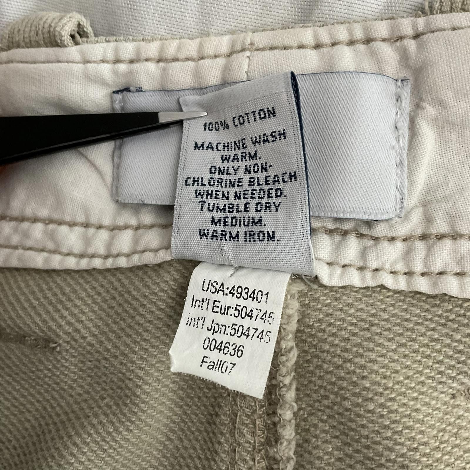 Gap vintage y2k GAP baggy long khaki corduroy cargo shorts 33 Size US 33 - 6 Thumbnail