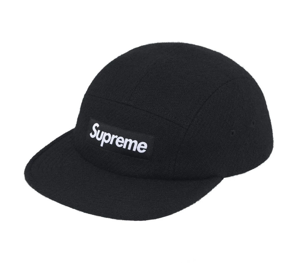 Supreme Supreme Black Harris Tweed® Camp Cap Size ONE SIZE - 1 Thumbnail
