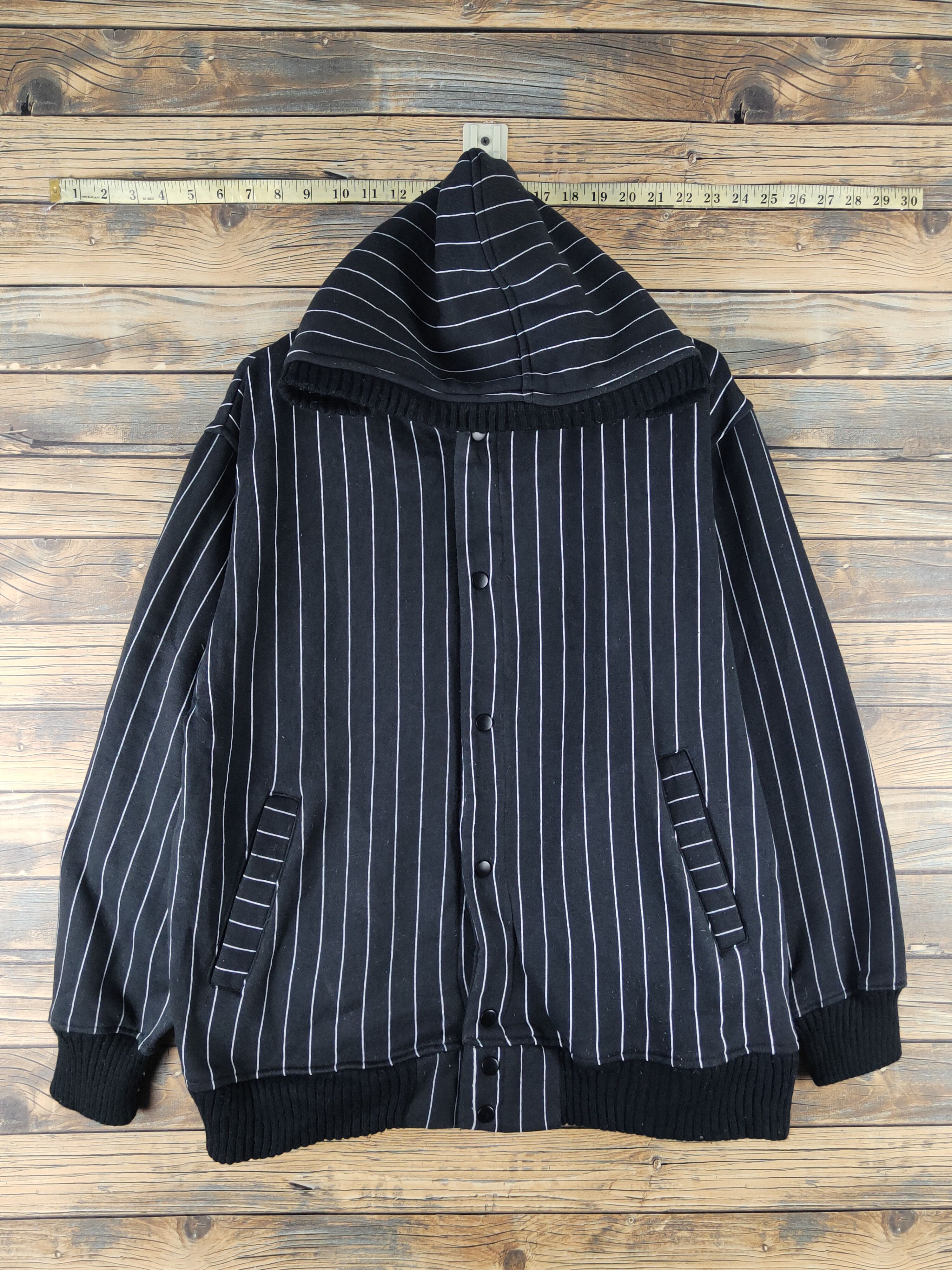 Japanese Brand DL Bullet Noise Black Hoodie Sweaters #2474 Size US L / EU 52-54 / 3 - 1 Thumbnail