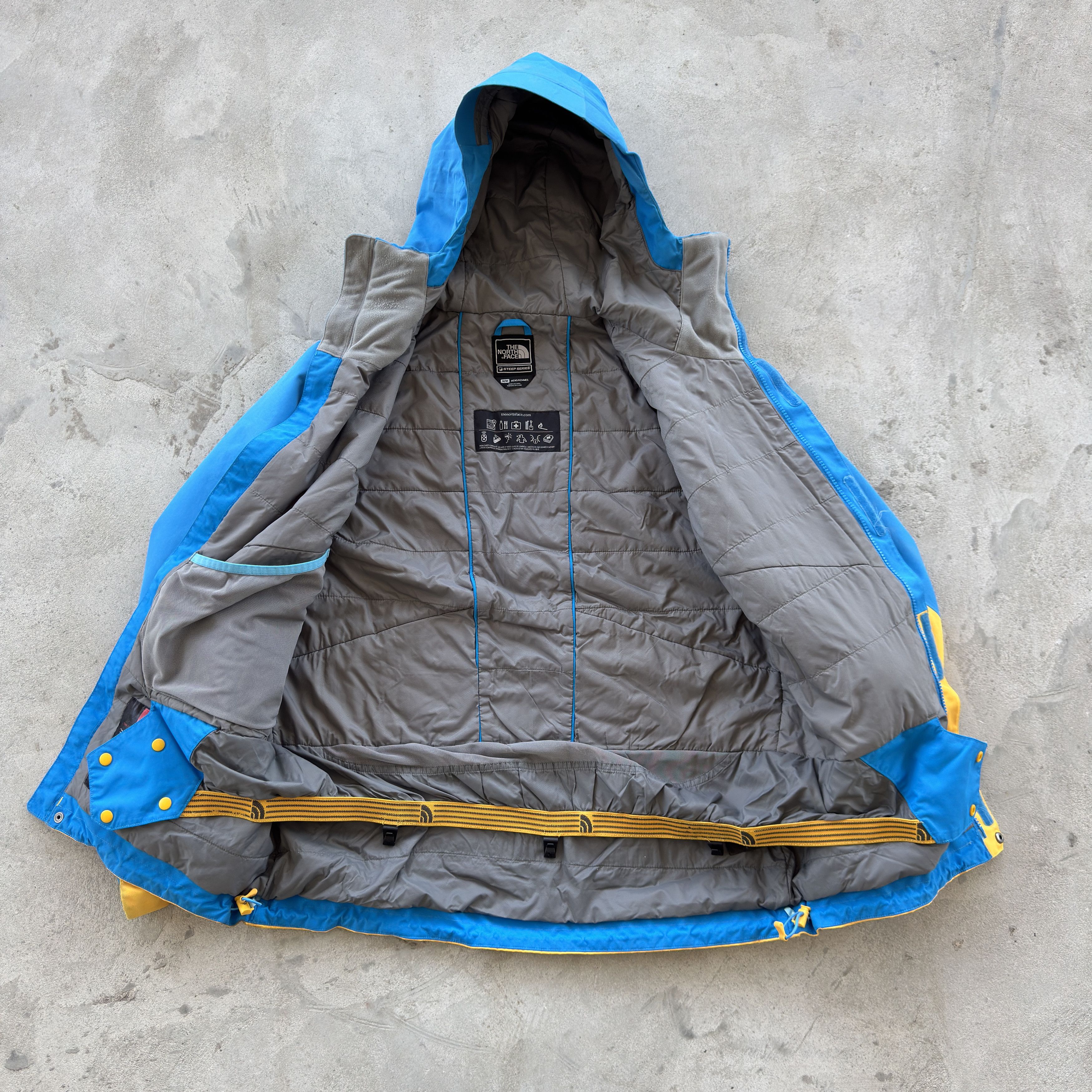 The North Face The North Face Steep Series Recco Ski Jacket Blue Yellow M Size US M / EU 48-50 / 2 - 2 Thumbnail