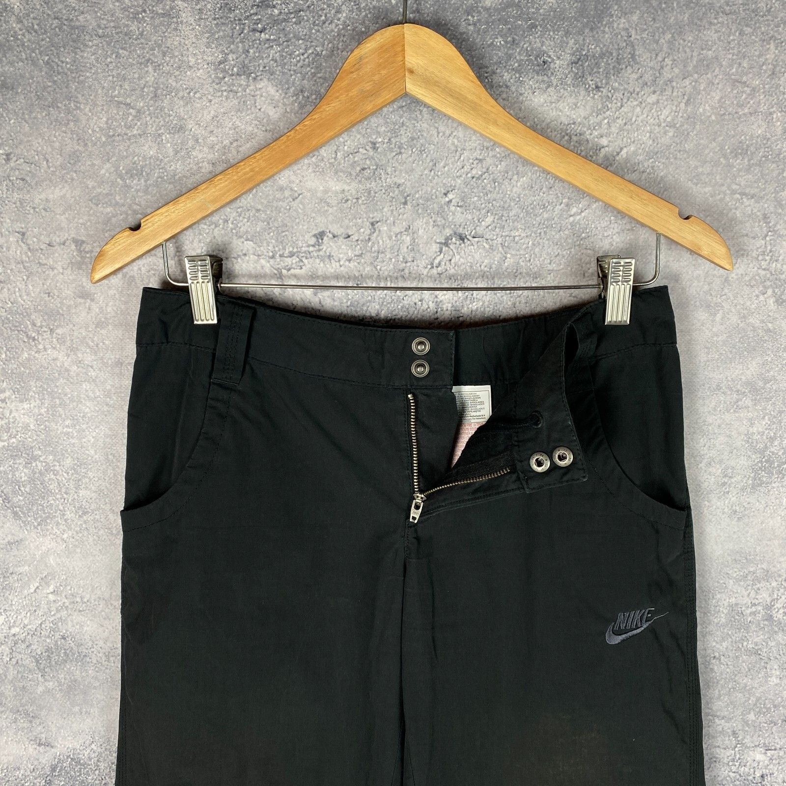 Nike Nike Vintage Sweatpants Cargo Women's Size 8 Black ` Size 30" / US 8 / IT 44 - 4 Thumbnail