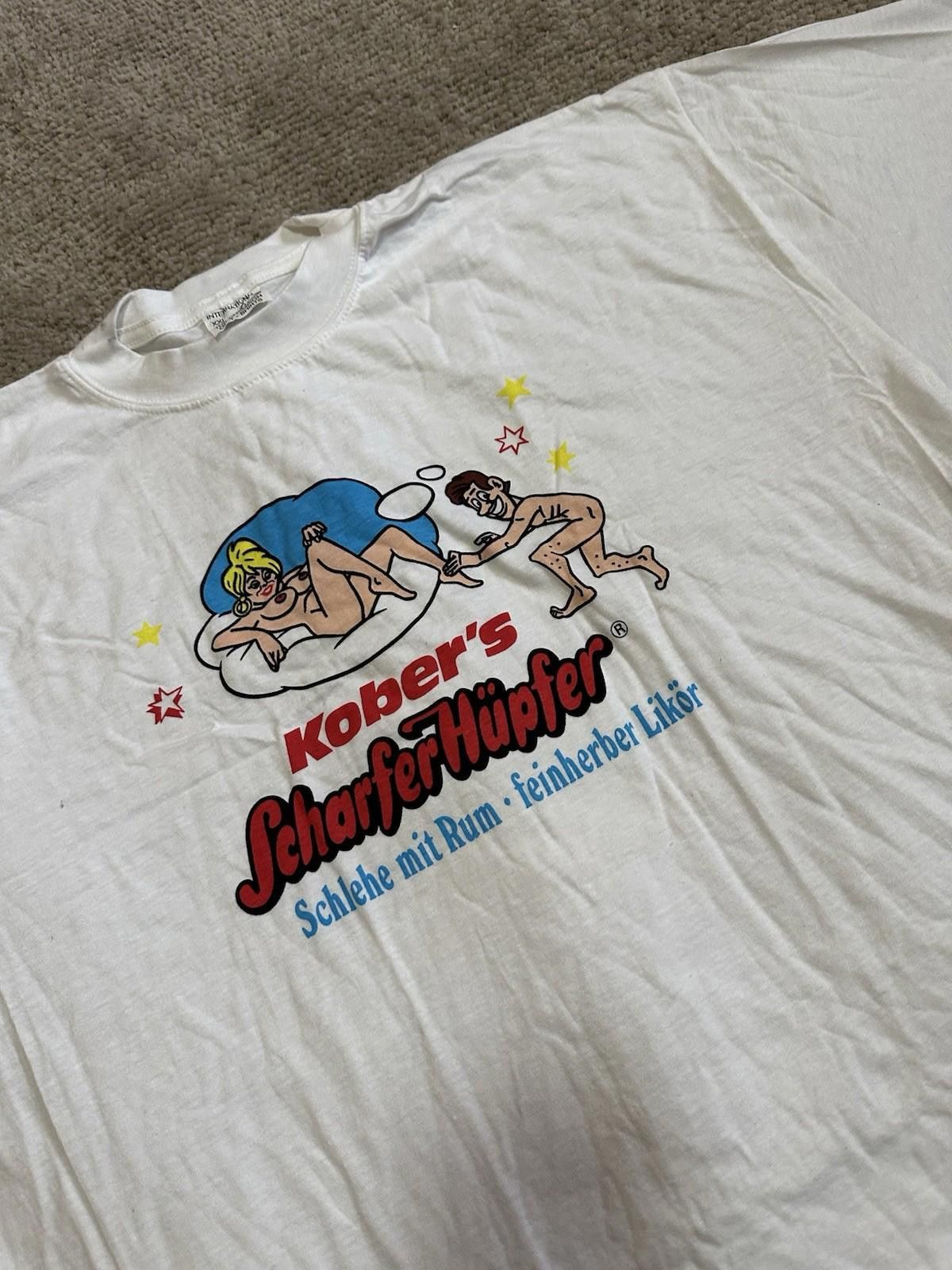 The Unbranded Brand Vintage Kober’s : Scharfer Hupfer Beer Rum Promo Tees XXL Size US XXL / EU 58 / 5 - 3 Thumbnail