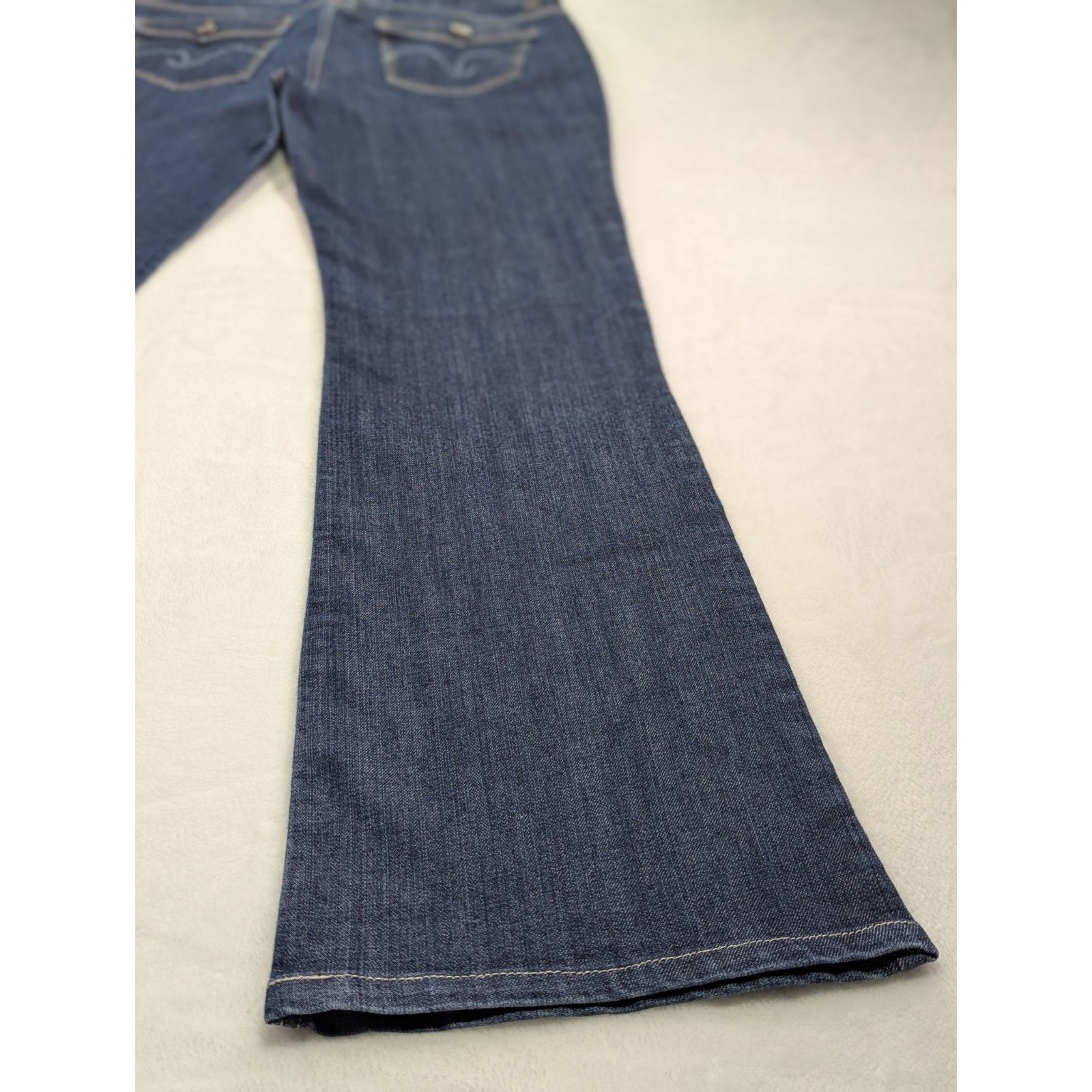 Route 66 Vintage Route 66 Y2K Flared Leg Jeans Size 5/6 Mid-Rise Size 32" / US 10 / IT 46 - 12 Thumbnail