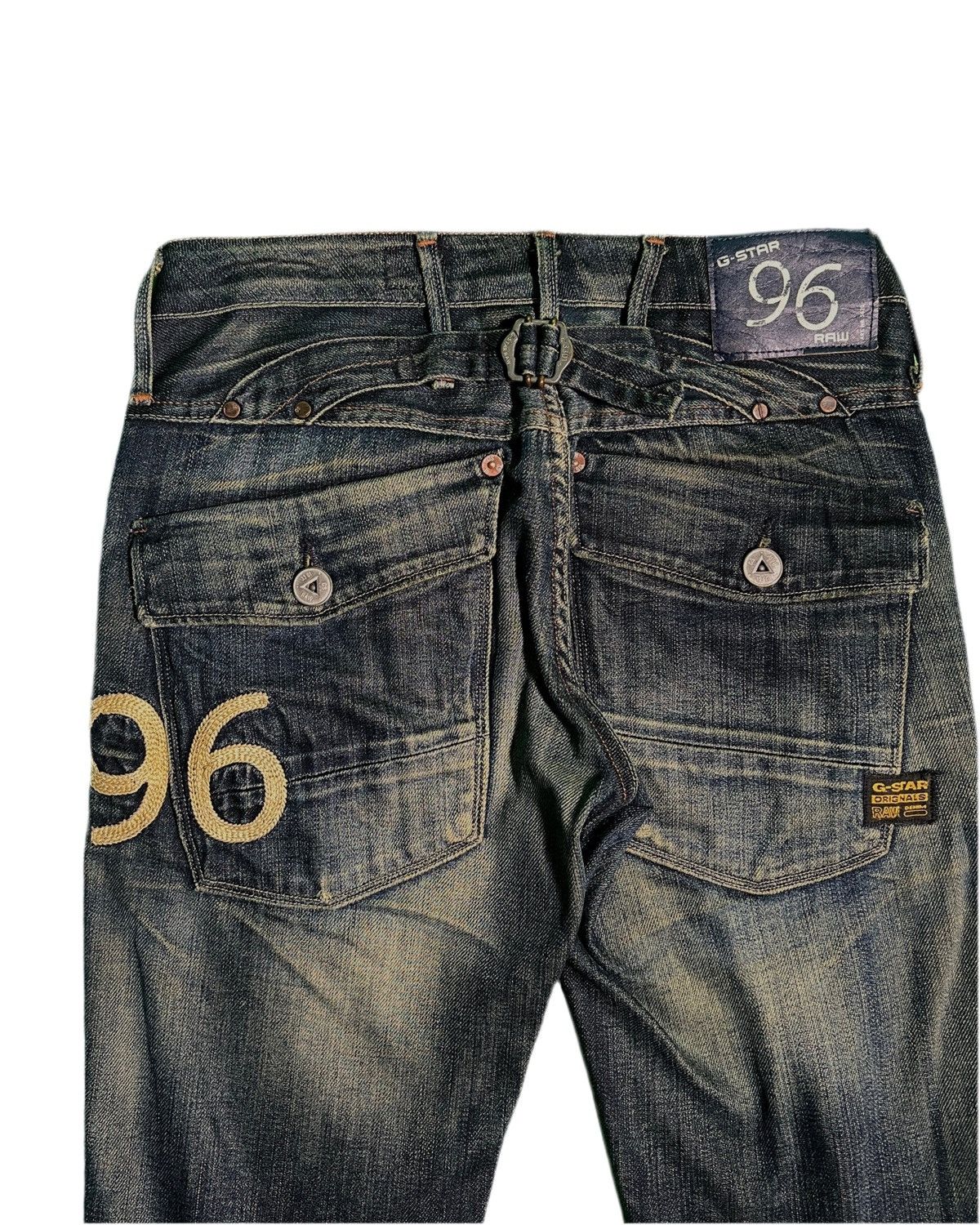 G-Star G Star Raw ELWOOD HERITAGE EMBRO NARROW Denim Slim Leg Size US 28 / EU 44 - 7 Thumbnail