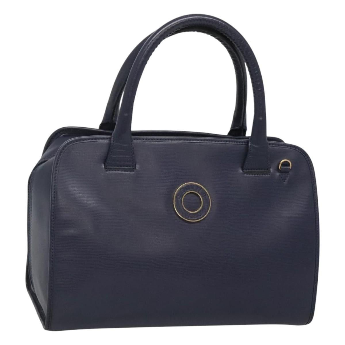 Celine CELINE Hand Bag Leather Blue Gold Size ONE SIZE - 1 Thumbnail