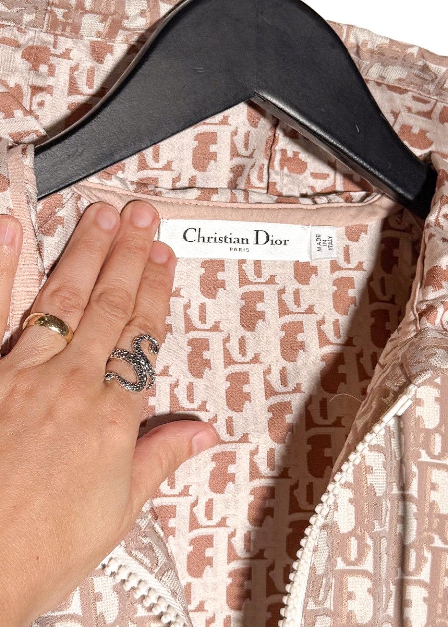 Dior Dior Pink Oblique Technical Taffeta Hooded Dress Mini Dress Size M / US 6-8 / IT 42-44 - 4 Thumbnail