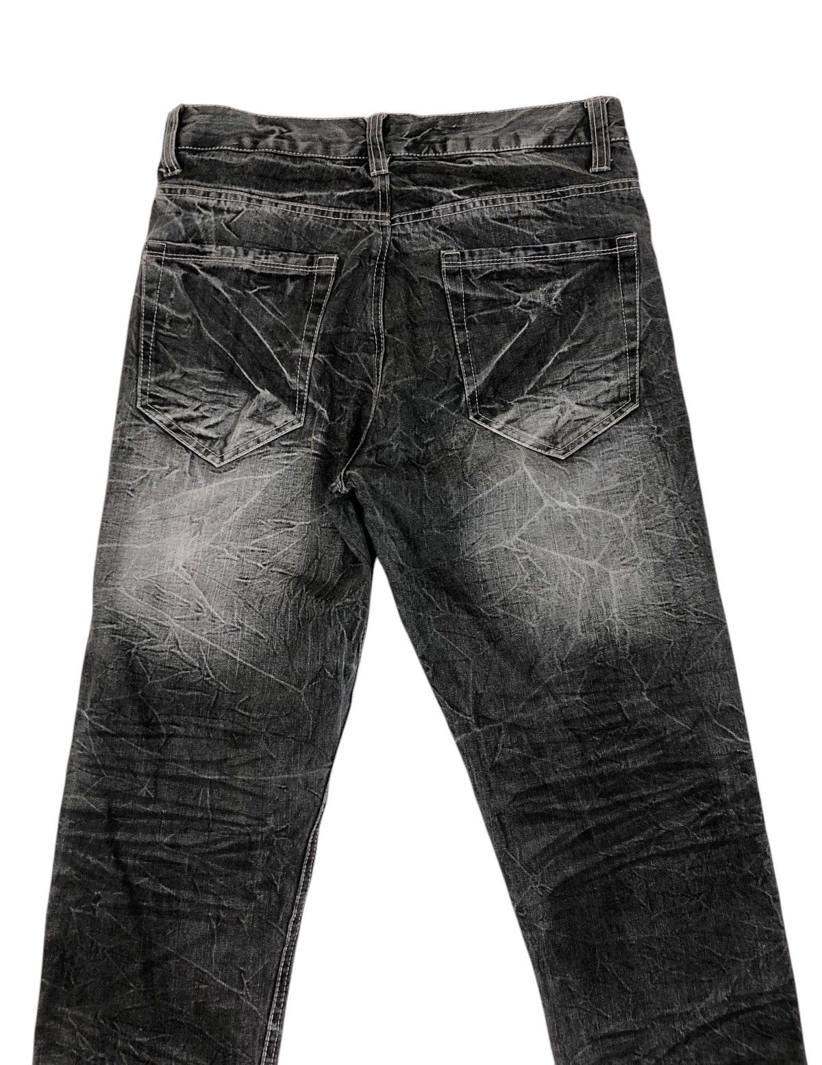 Japanese Brand Japanese Brand Lowbox Stone Washed Denim Jeans Size US 31 - 8 Thumbnail