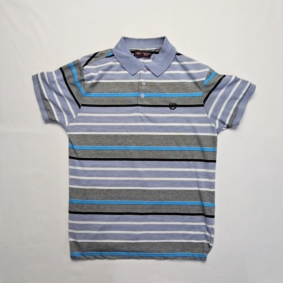 Vintage Vintage Cambridge Classics Polo Blue Striped Shirt 00's Size XL / US 12-14 / IT 48-50 - 1 Thumbnail