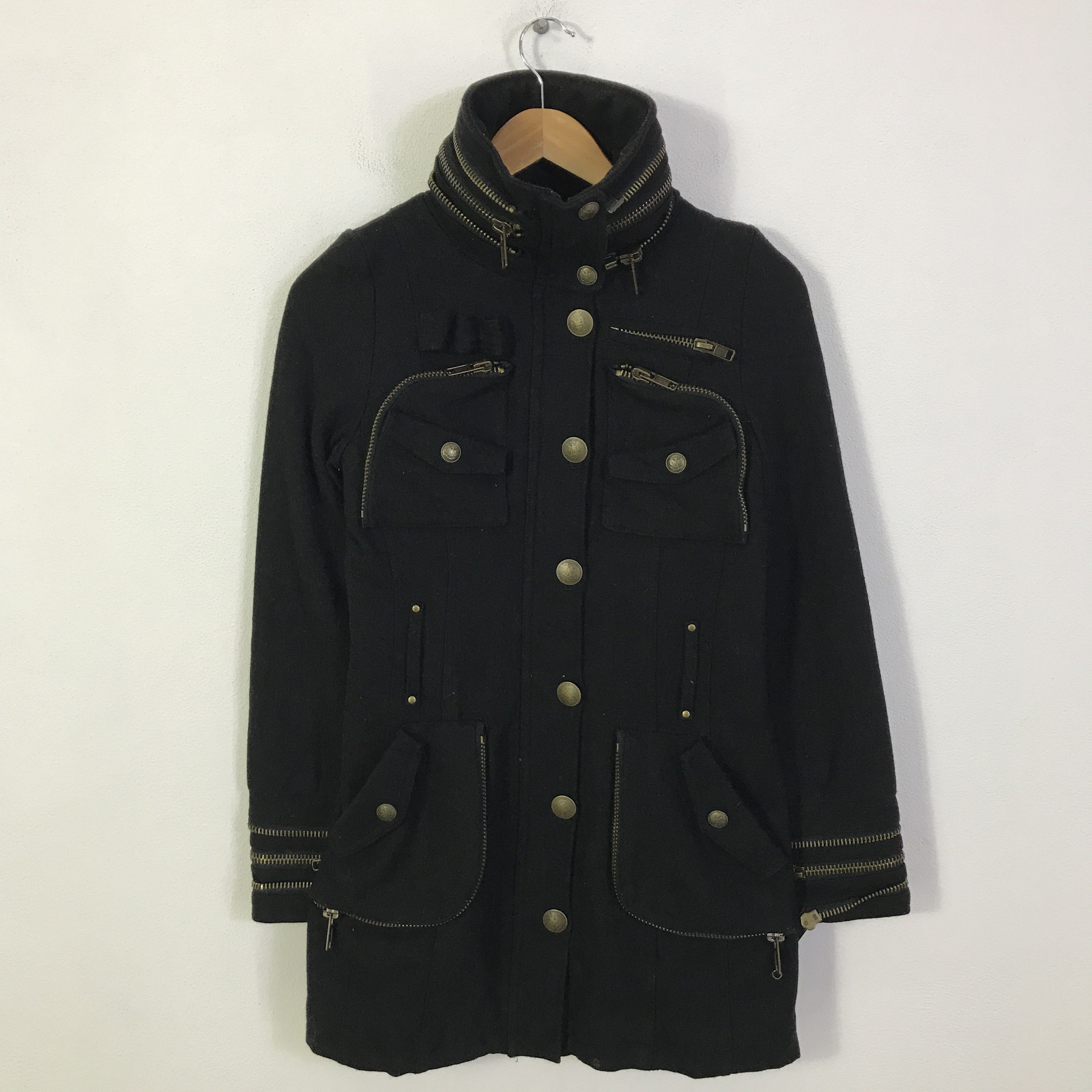 Japanese Brand Y2k Ifsixwasnine D.I.A Wool jacket K101B11 Size US M / EU 48-50 / 2 - 1 Thumbnail