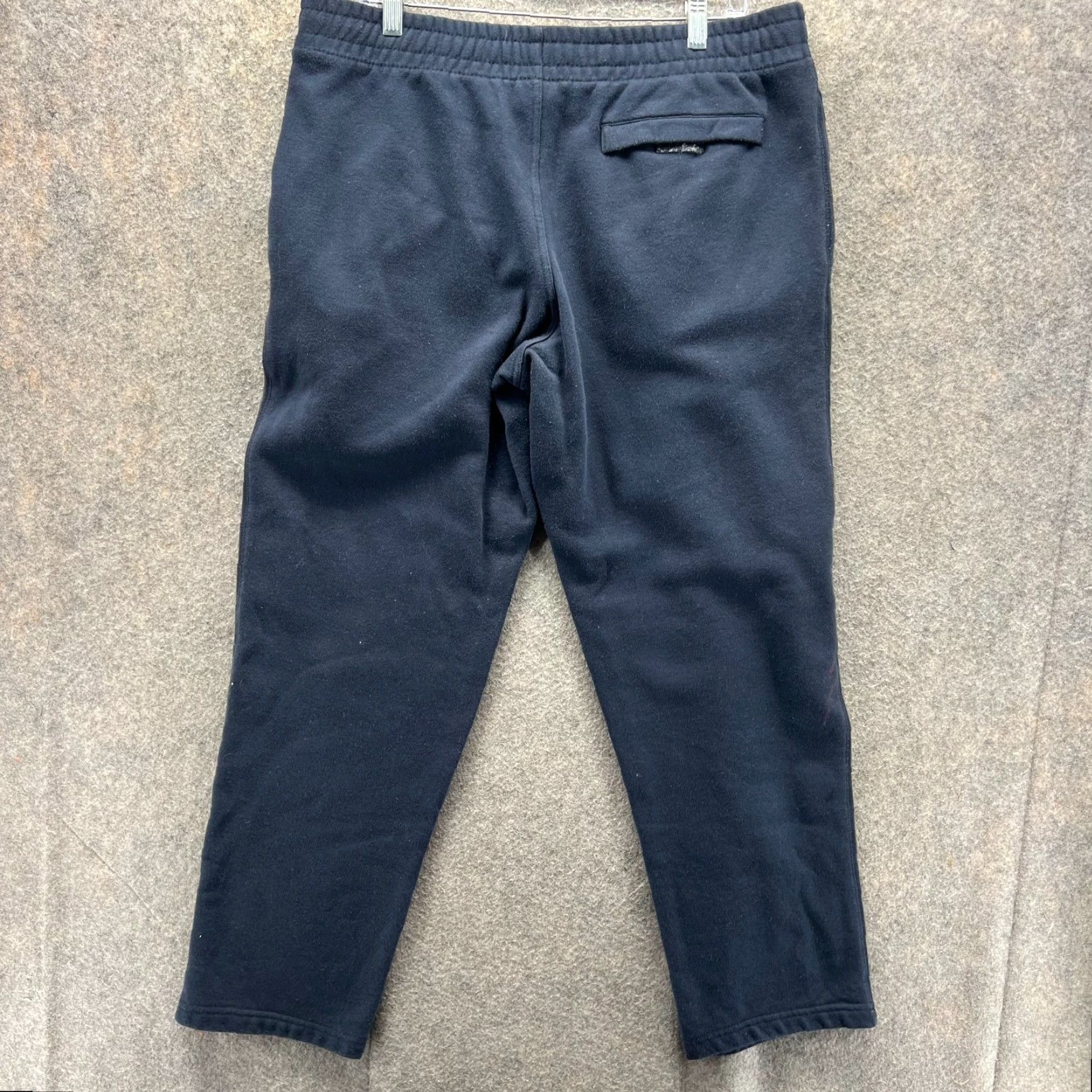 Nike VINTAGE Nike Club Fleece Pants Mens Medium Blue Navy Athletic Fleece Gym Logo Swoosh Size US 31 - 2 Thumbnail