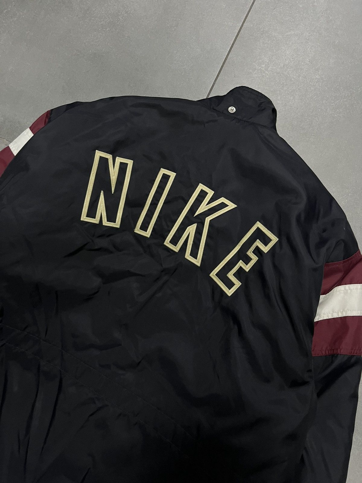 Nike × Vintage RARE Vintage Jacket Nike Big Logo Size US XL / EU 56 / 4 - 3 Thumbnail