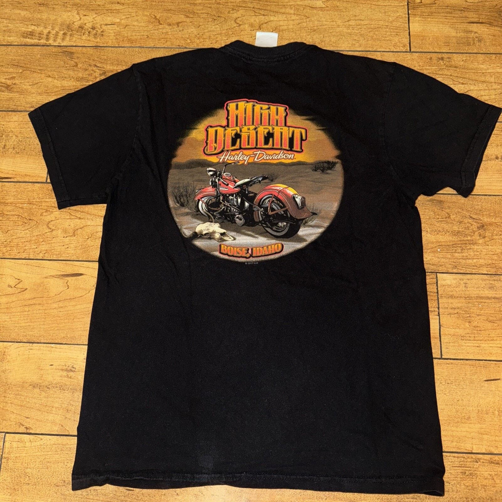 Harley Davidson × Vintage 2017 Harley Davidson T-Shirt Black Medium 19x26 Size US M / EU 48-50 / 2 - 4 Thumbnail