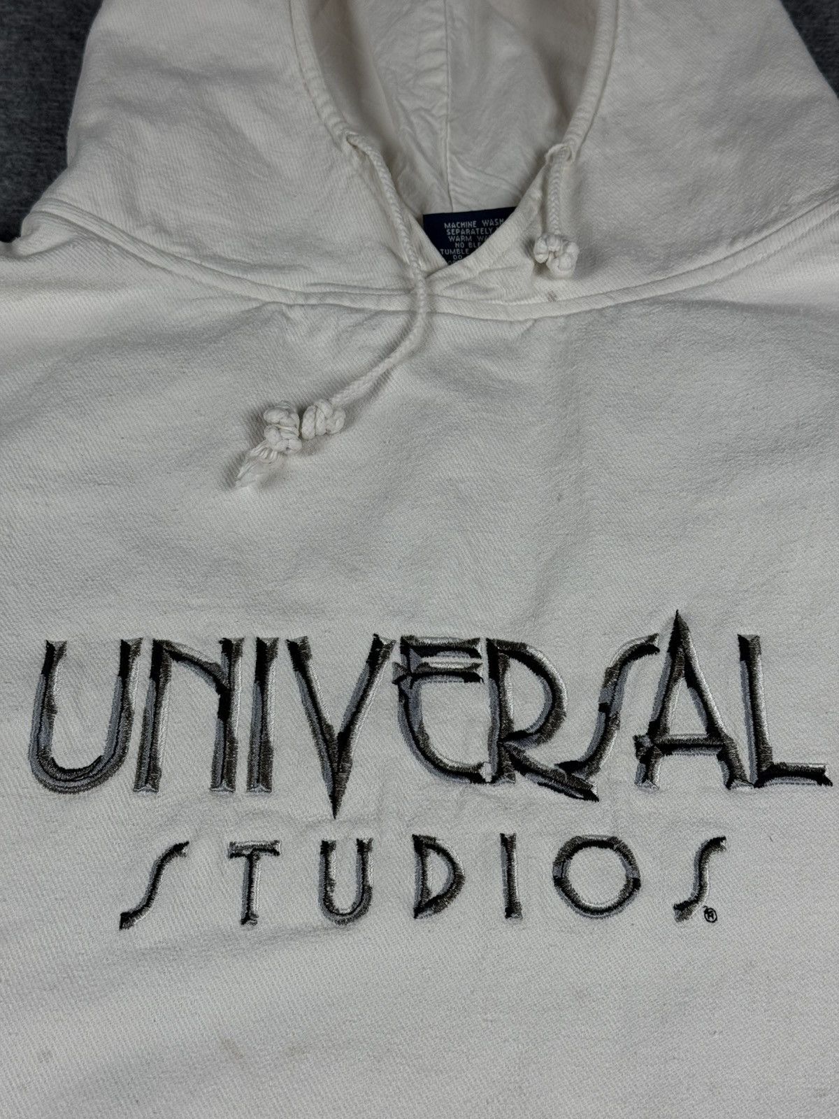Universal Studios × Vintage Vintage 80's Unviersal Studios Hooded sweatshirt embroidered Size US L / EU 52-54 / 3 - 10 Thumbnail
