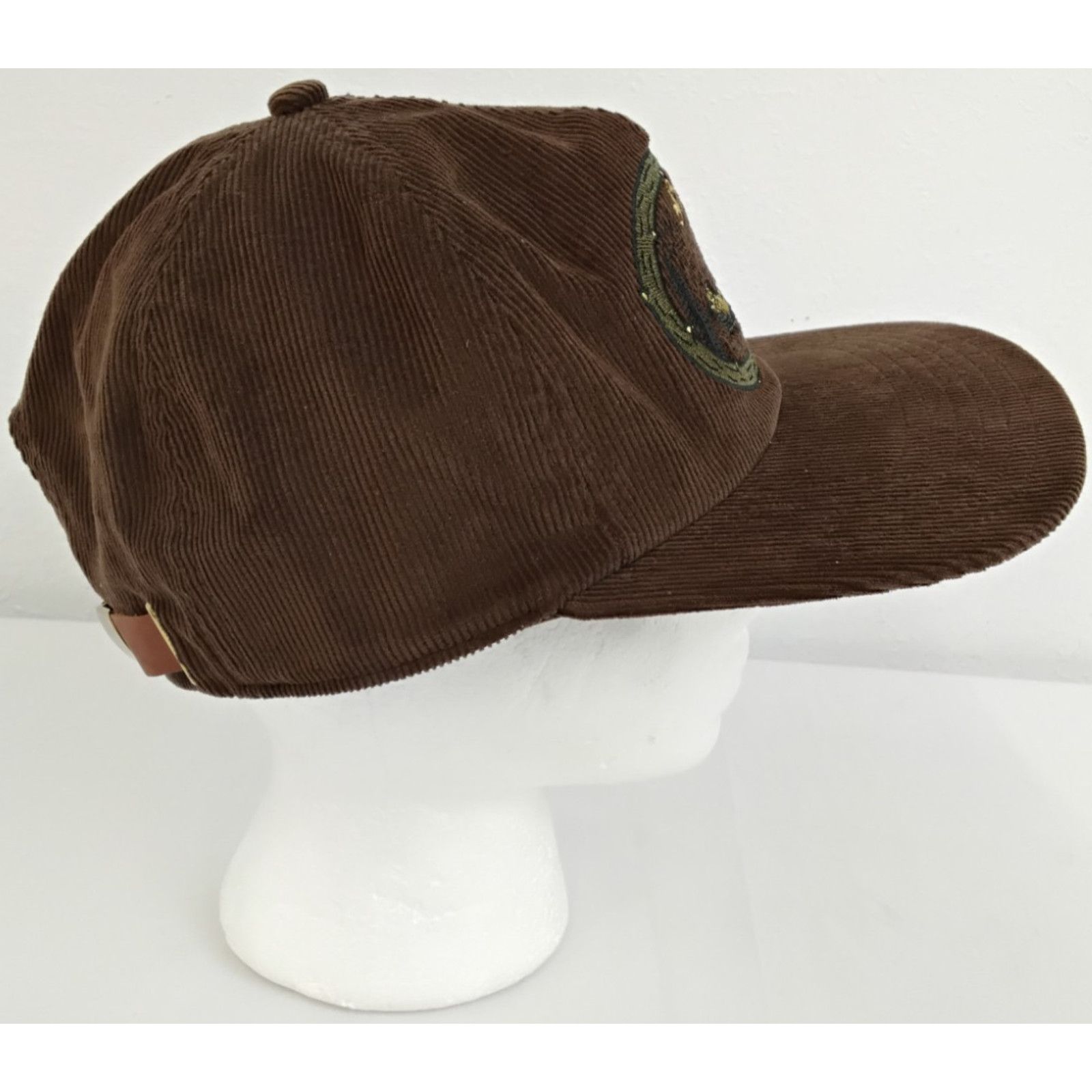 Simms Simms Corduroy Flat Brim Hat Brown Embroidered Double Haul Size ONE SIZE - 5 Thumbnail