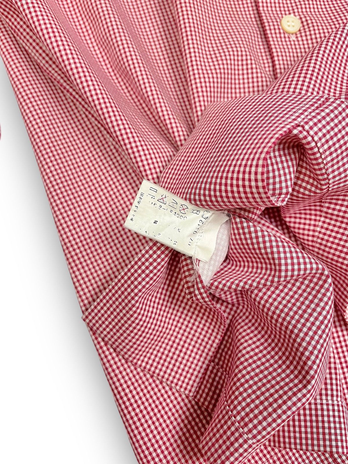 Issey Miyake Issey Miyake Made In Japan Vintage Gingham Shirt Size US M / EU 48-50 / 2 - 8 Thumbnail