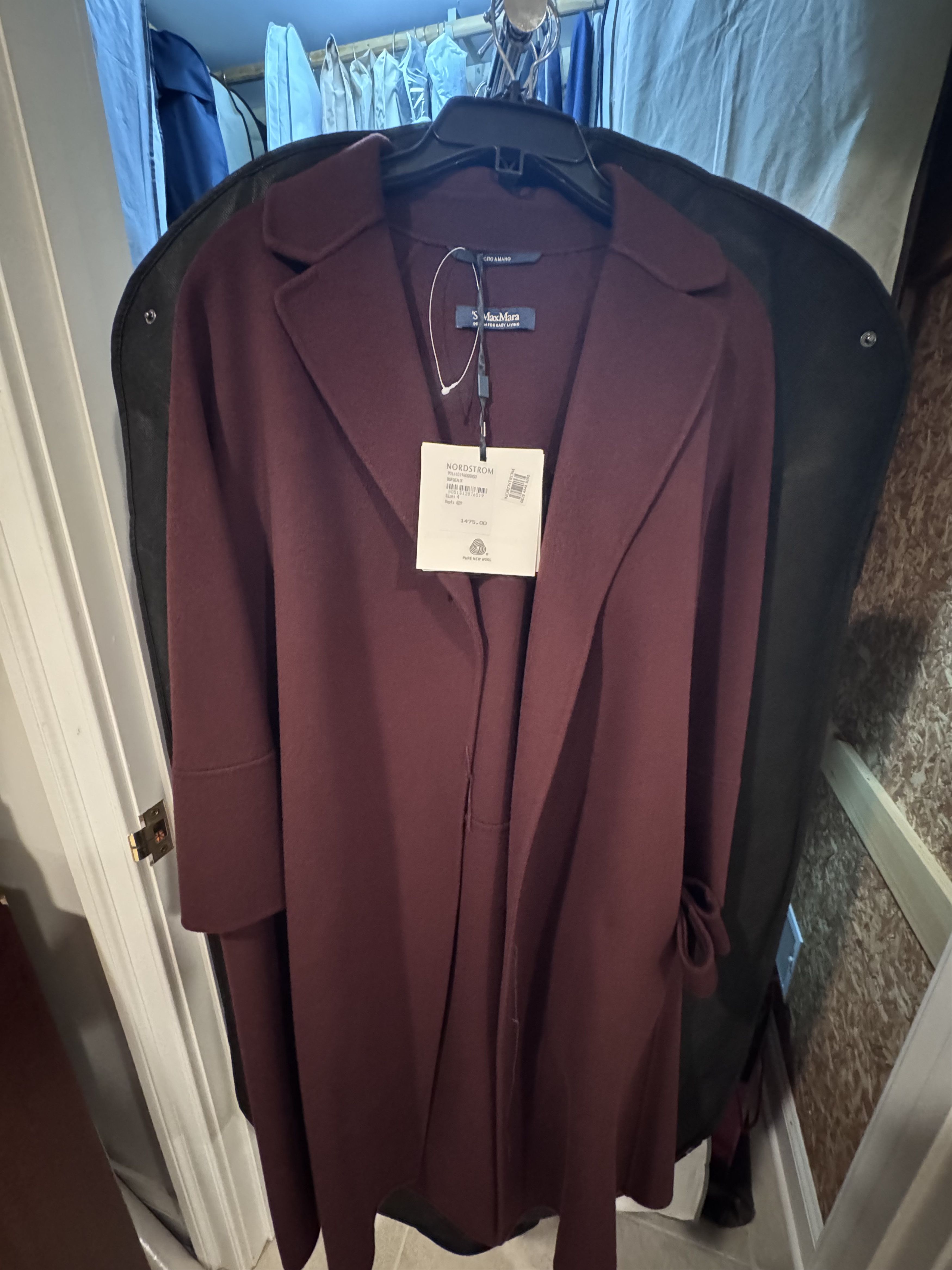 Max Mara Max Mara Studio Cles Belted Coat Size 4 Size S / US 4 / IT 40 - 1 Thumbnail