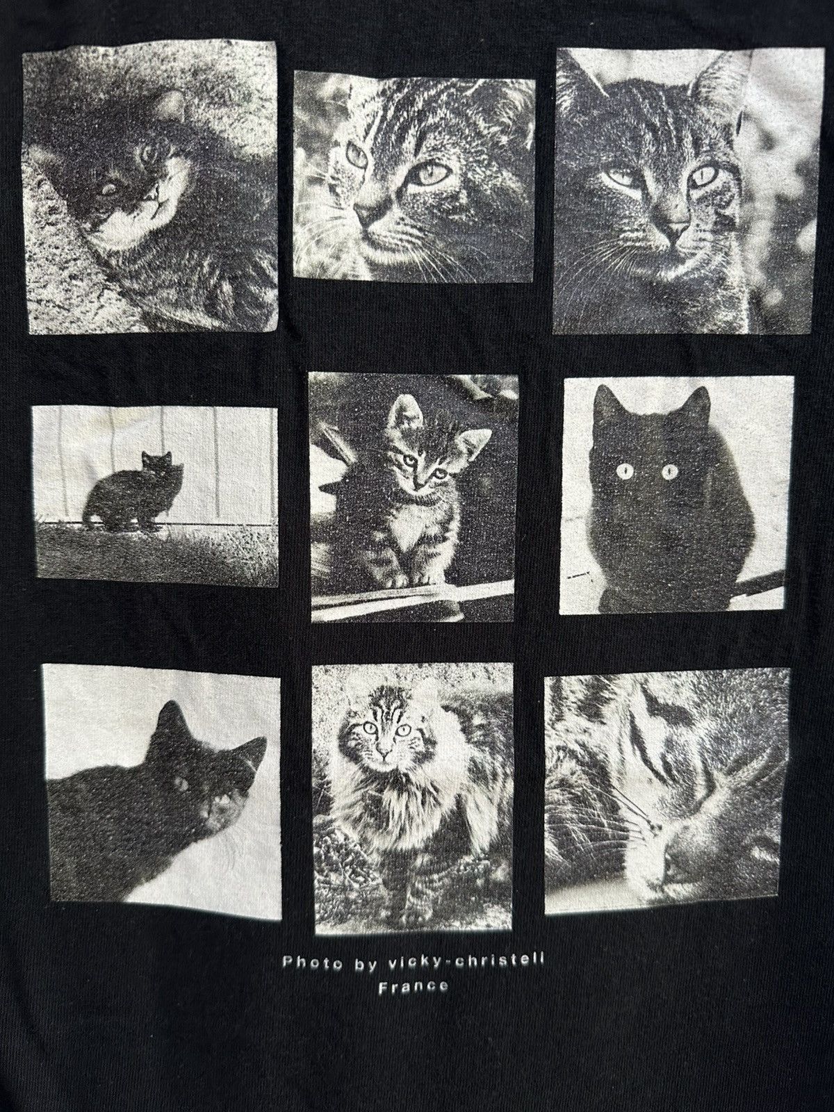 Habitat × Vintage Vintage Catflim By Vicky-Christell Distress Tee Size US M / EU 48-50 / 2 - 3 Thumbnail