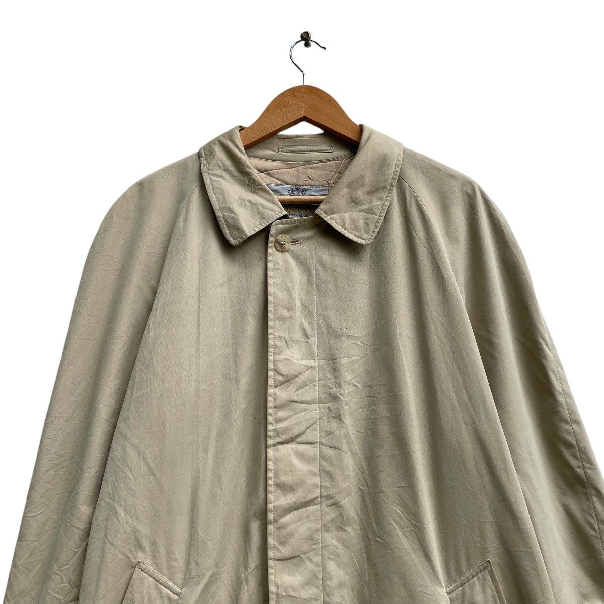 Aquascutum × Designer × Vintage 💥Vintage Aquascutum Of London Trench Coat Made In England Size US M / EU 48-50 / 2 - 3 Thumbnail