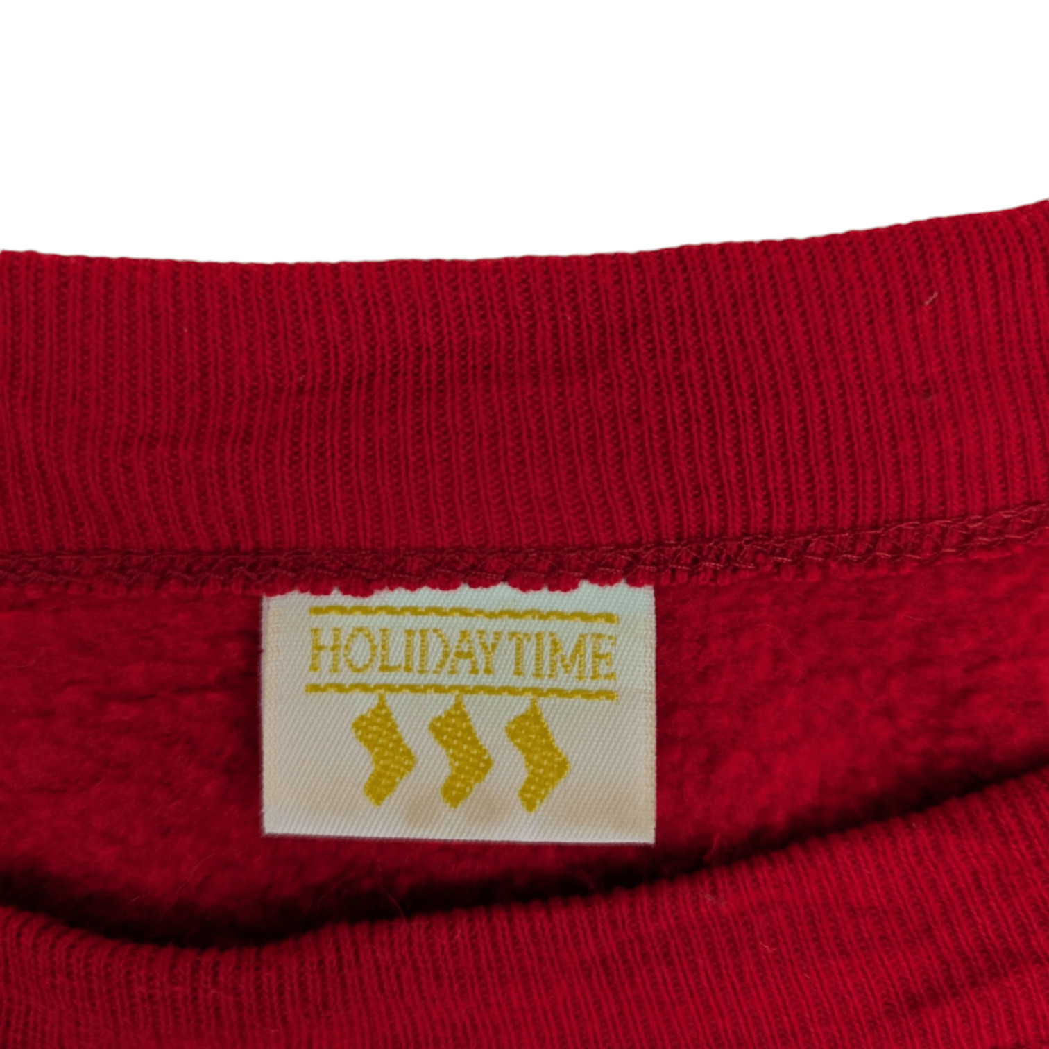 Vintage Vintage 90's HOLIDAY TIME Full Print Winter Jumper Size US L / EU 52-54 / 3 - 12 Thumbnail