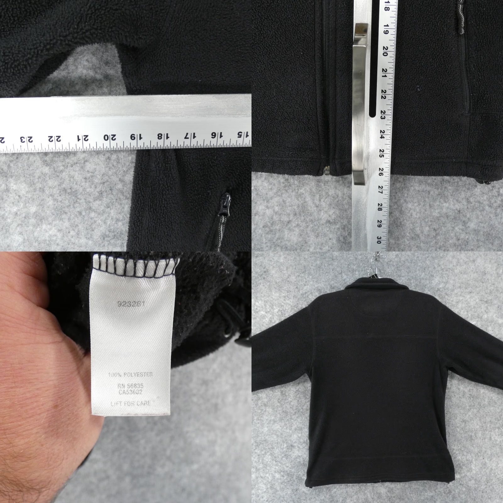 Vintage Cabela's Jacket Womens Small Black Fleece Full Zip w Pockets Logo Size S / US 4 / IT 40 - 9 Thumbnail