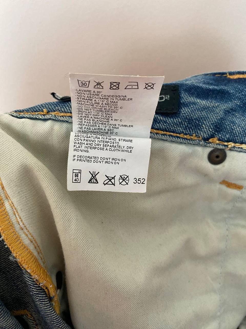 Dsquared2 🔥 Dsquared2 JEANS BIG LOGO RARE Size US 32 / EU 48 - 8 Thumbnail