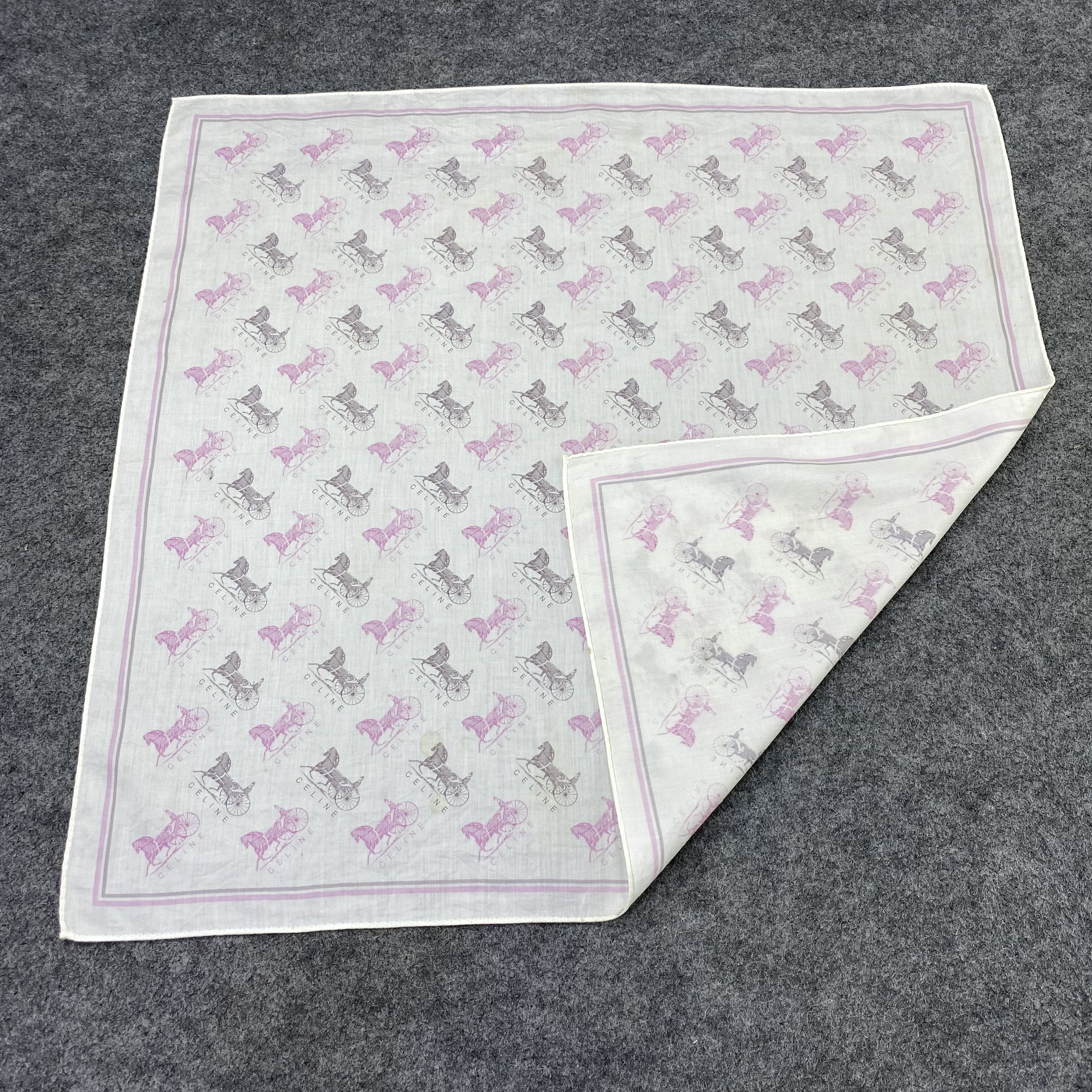 Celine CelineHandkerchief Neckerchief Bandana-B1812 Size ONE SIZE - 5 Thumbnail