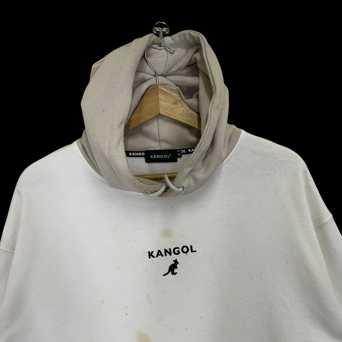 Vintage Kangol Big Logo Pullover Hoodie Size US L / EU 52-54 / 3 - 6 Thumbnail