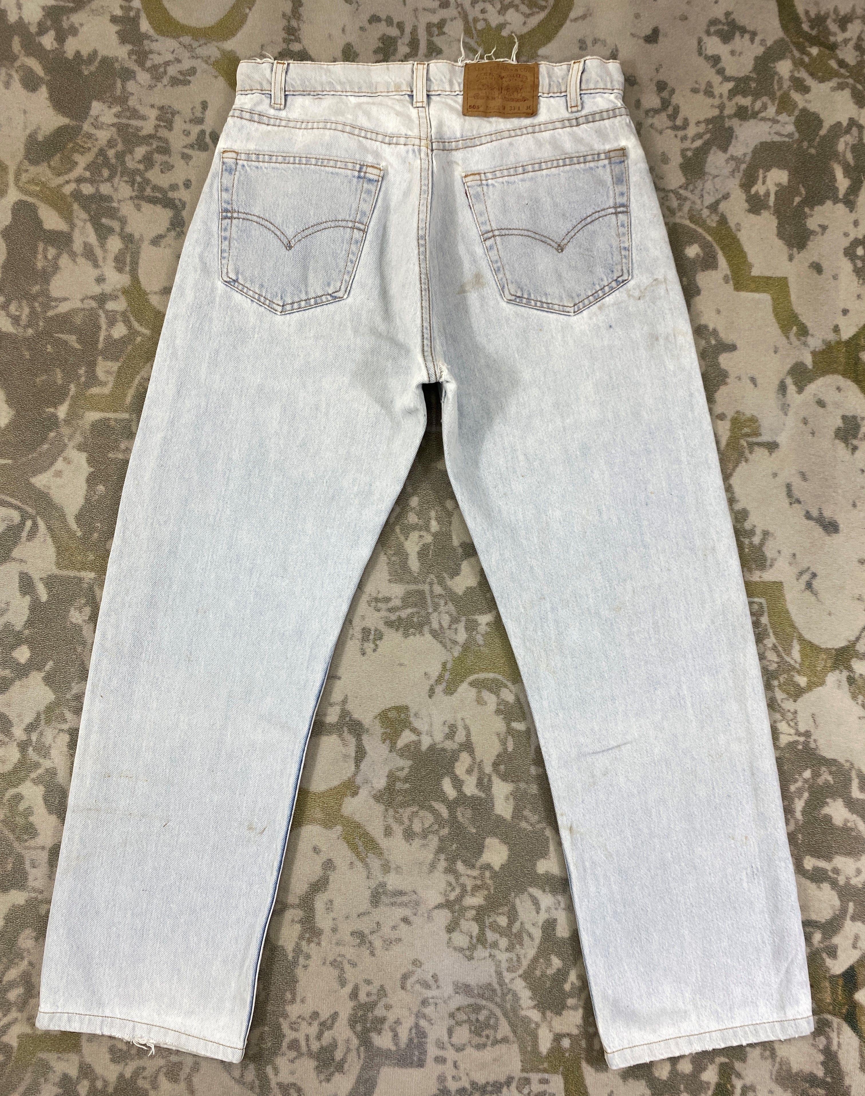 Levi's Vintage Levis 505 Jeans lgb style 33x28.5 - JN 2995 Size US 33 - 2 Thumbnail