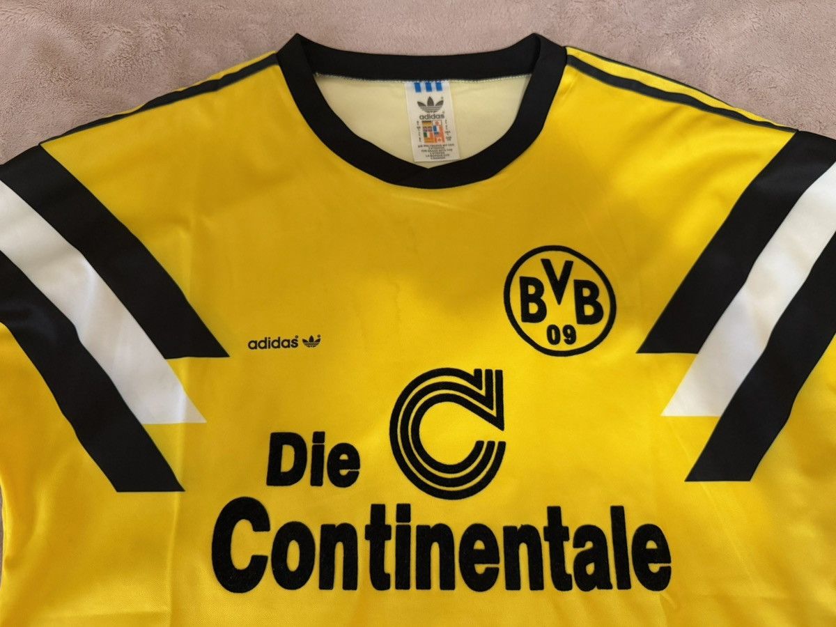 Adidas Classic Dortmund Football Shirt Size US L / EU 52-54 / 3 - 2 Thumbnail