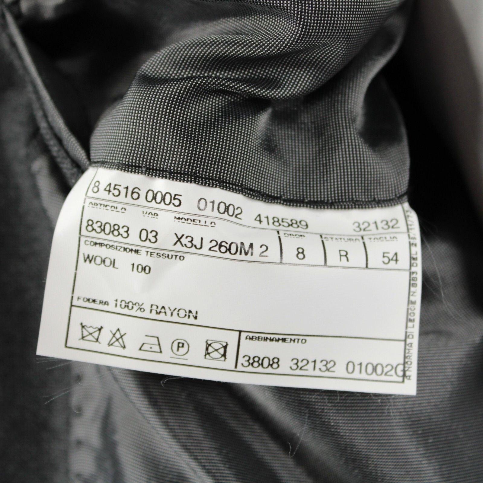 Pal Zileri Pal Zileri Suit Size US 44 Regular in Gray Size 44R - 8 Thumbnail