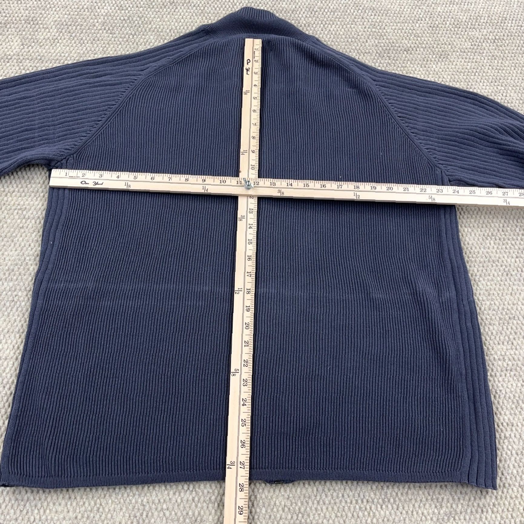 Tommy Bahama Tommy Bahama Sweater Men 2XL Gray Full Zip Indigo Palms Kint Jacket Ribbed Knit Style Classic Modern Casual Vintage? Size US XXL / EU 58 / 5 - 7 Thumbnail