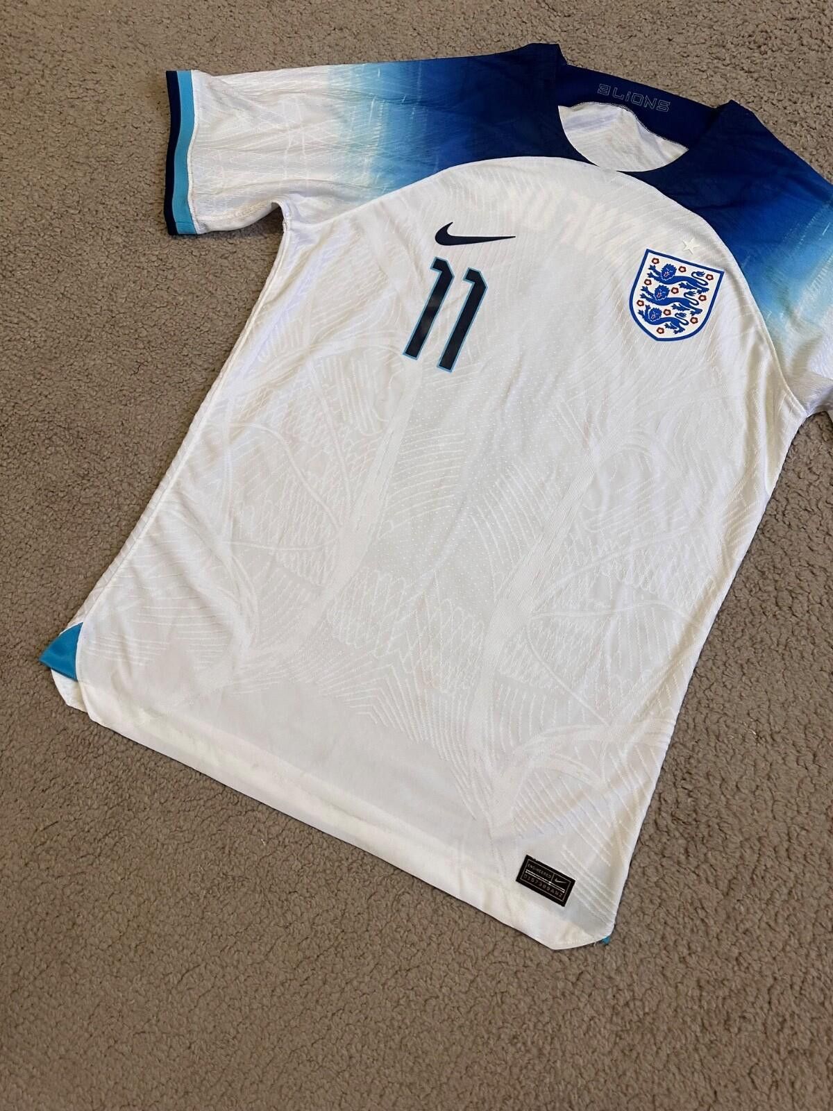 Nike England 2024 - 2025 Home Nike DRI-FITLOV shirt #11 Rashford Size US XXL / EU 58 / 5 - 2 Thumbnail