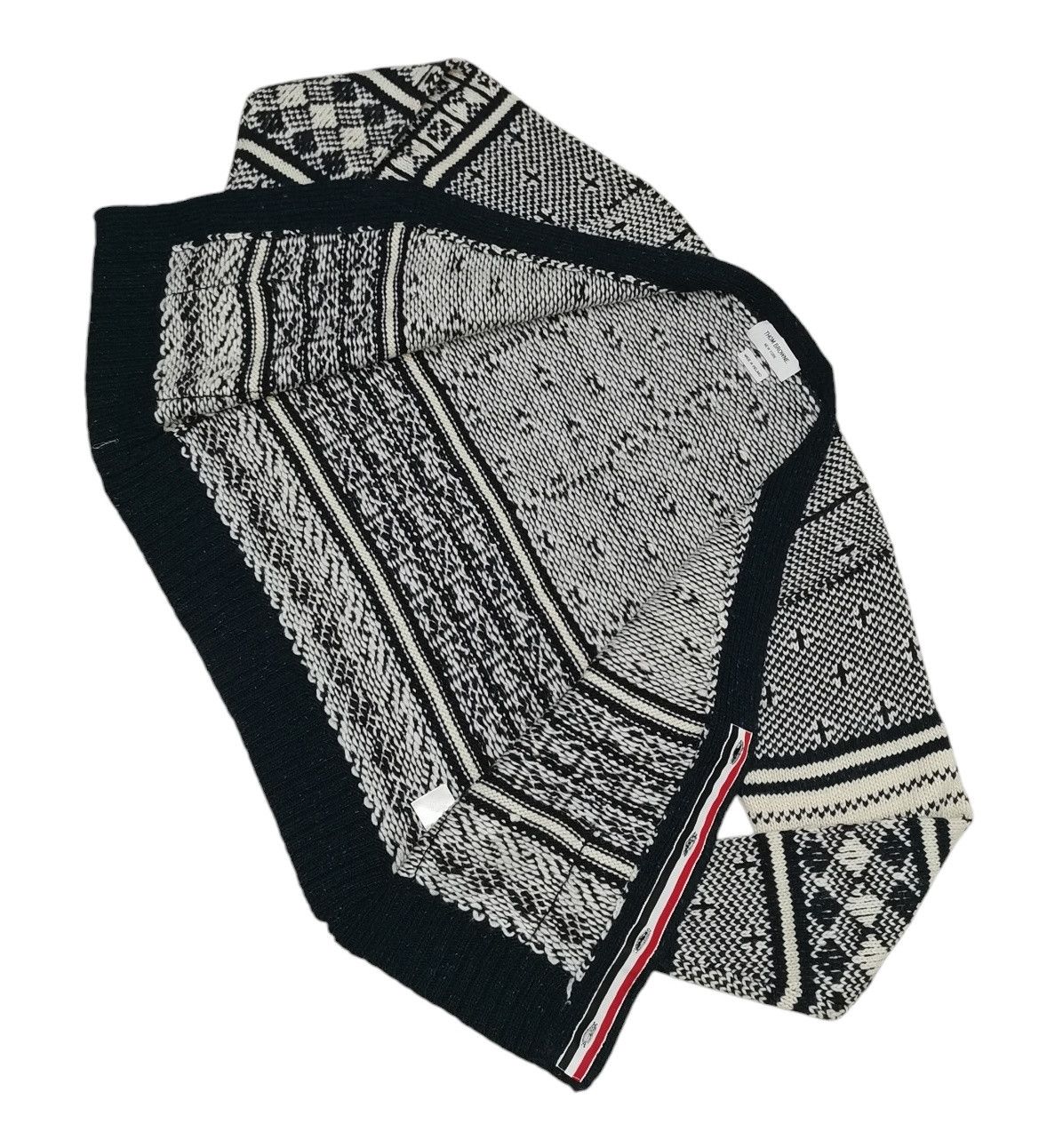 Thom Browne Thom Browne Mohair Blend 4 Bar Knit Cardigan Jacket Size US S / EU 44-46 / 1 - 19 Thumbnail