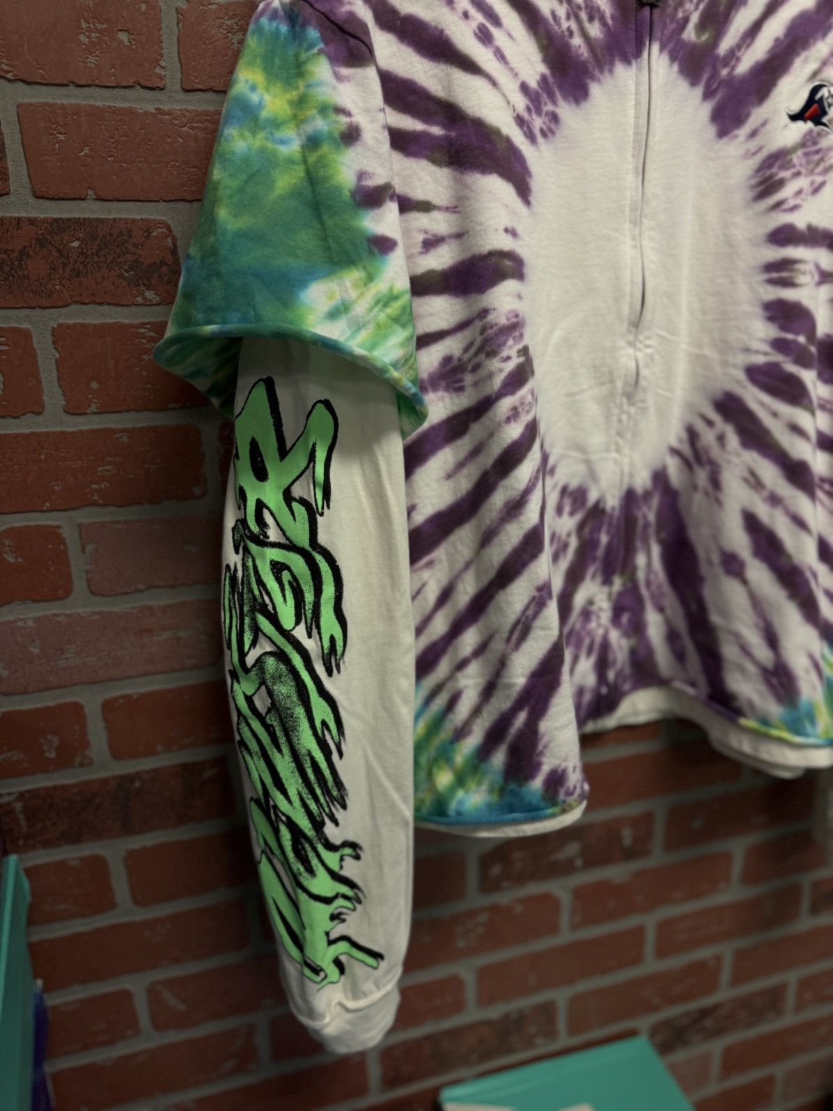 HELLSTAR Hellstar DYE DIE Hoodie Zip UP/Shirt Size L (NEW) Size US L / EU 52-54 / 3 - 6 Thumbnail
