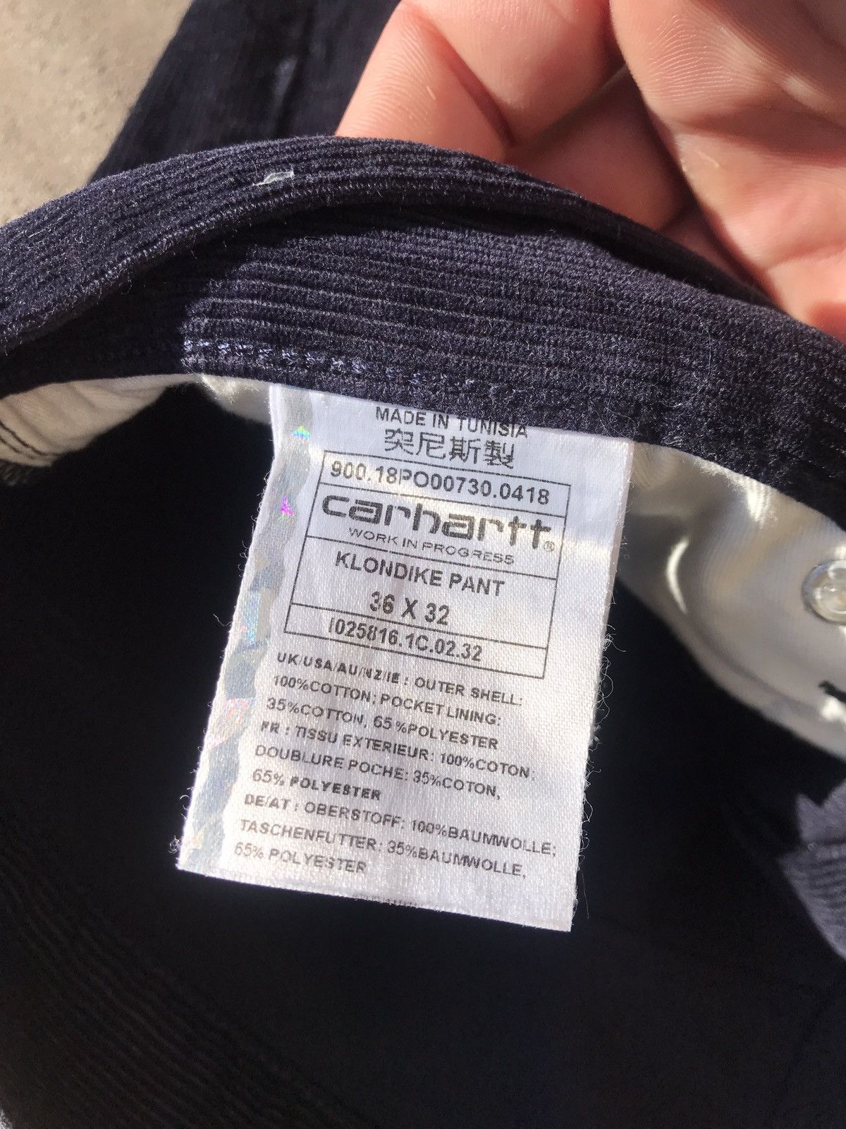 Carhartt × Carhartt Wip × Vintage Carhartt Wip Velvet Clondike Pants Size US 36 / EU 52 - 7 Thumbnail