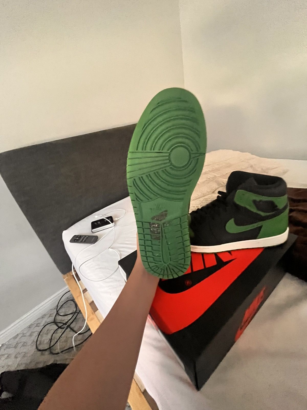 Jordan Brand JORDAN 1 PINE GREEN MENS Size US 10 / EU 43 - 5 Thumbnail