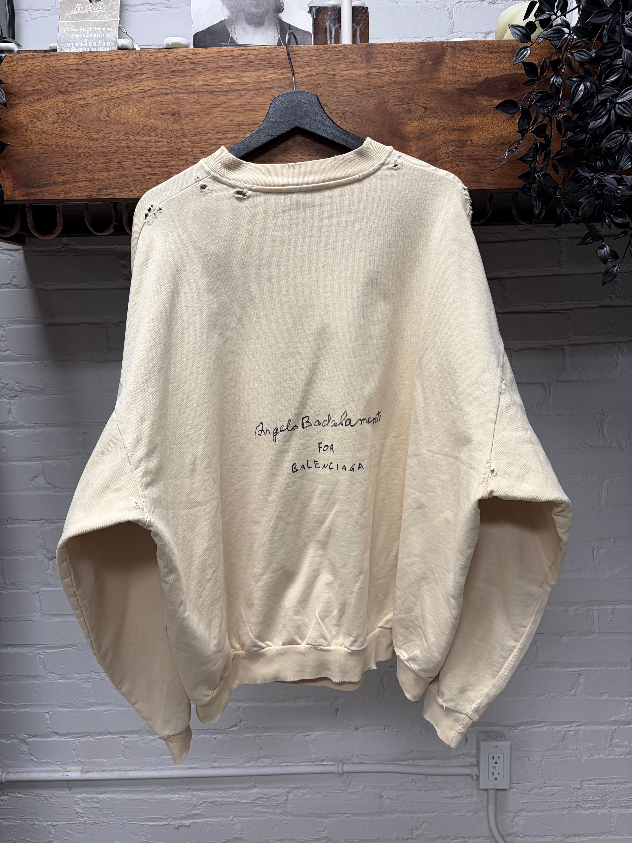 Balenciaga 1/350 Balenciaga Music x Angelo Badalamenti ‘The Torch Theme’ Sweatshirt Size US M / EU 48-50 / 2 - 4 Thumbnail