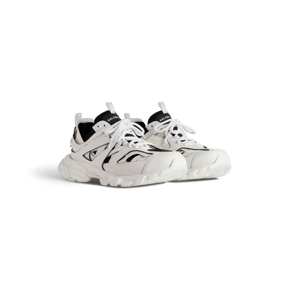 Balenciaga o1in1g0824 Track Sock Sneaker in White/Black Size US 8 / EU 41 - 2 Thumbnail