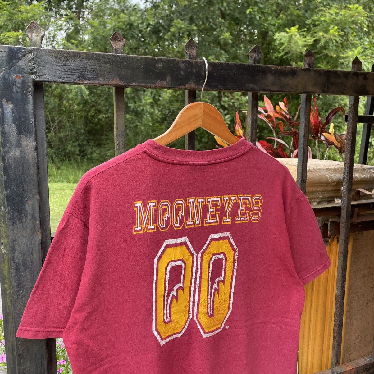 Hanes 🔥Vintage 90s Mooneyes Big Number Hit Japaense Brand Tee Size US L / EU 52-54 / 3 - 2 Thumbnail