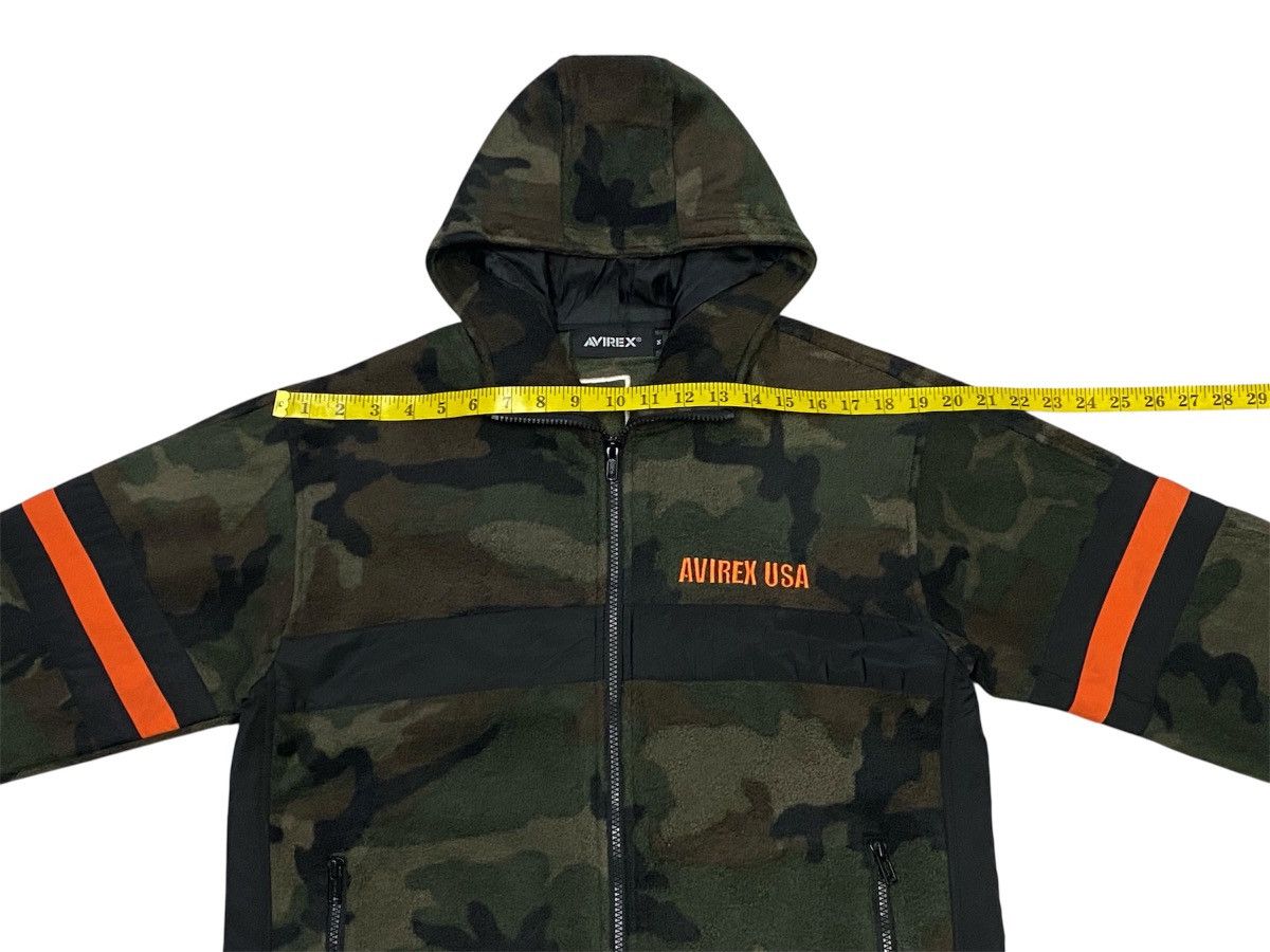 Avirex Avirex Camo Big Logo Fleece Zipper Hoodie Jacket Size US M / EU 48-50 / 2 - 15 Thumbnail