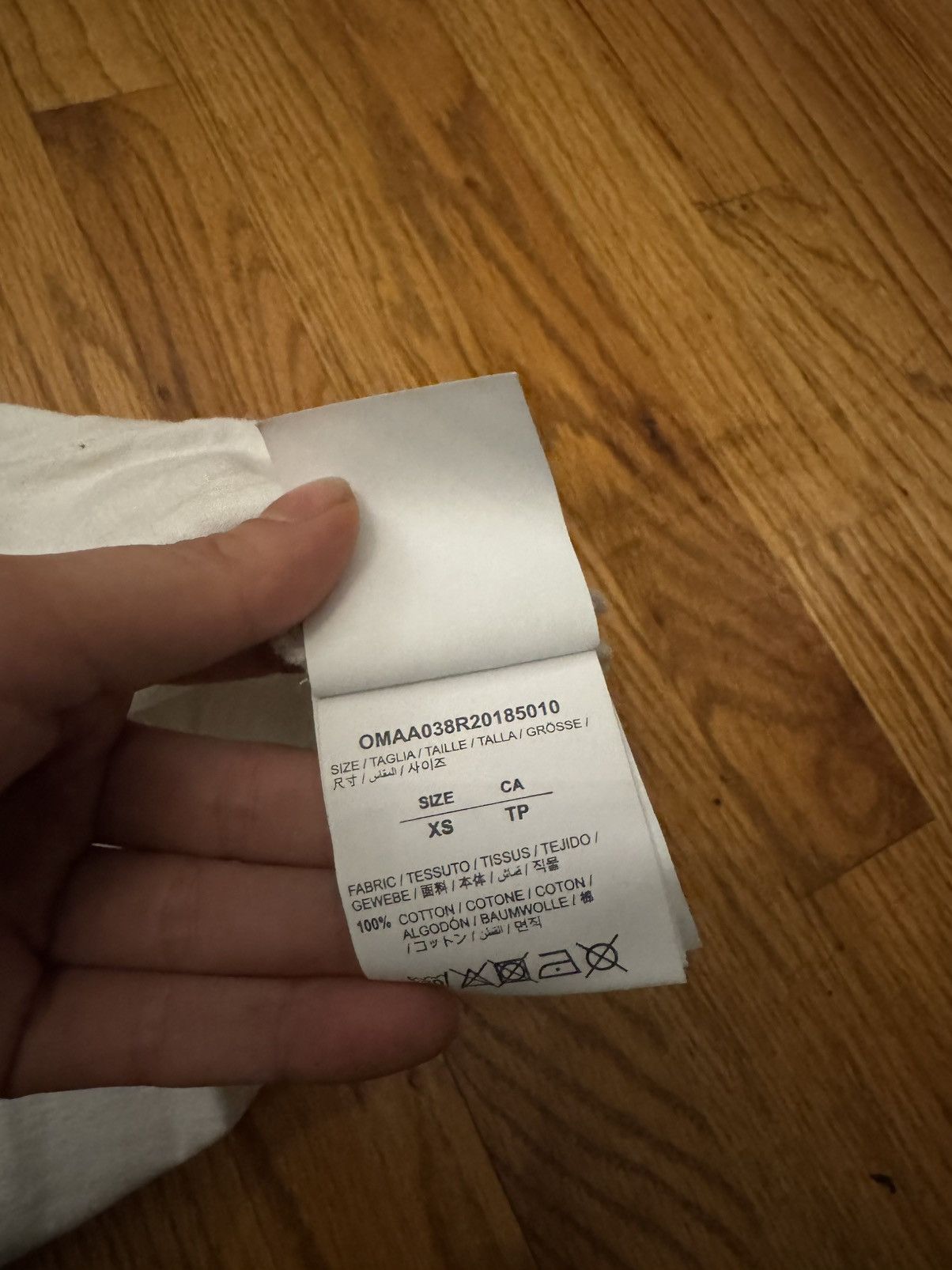 Off-White “Rationalism” Off-White Tee Size US XS / EU 42 / 0 - 5 Thumbnail