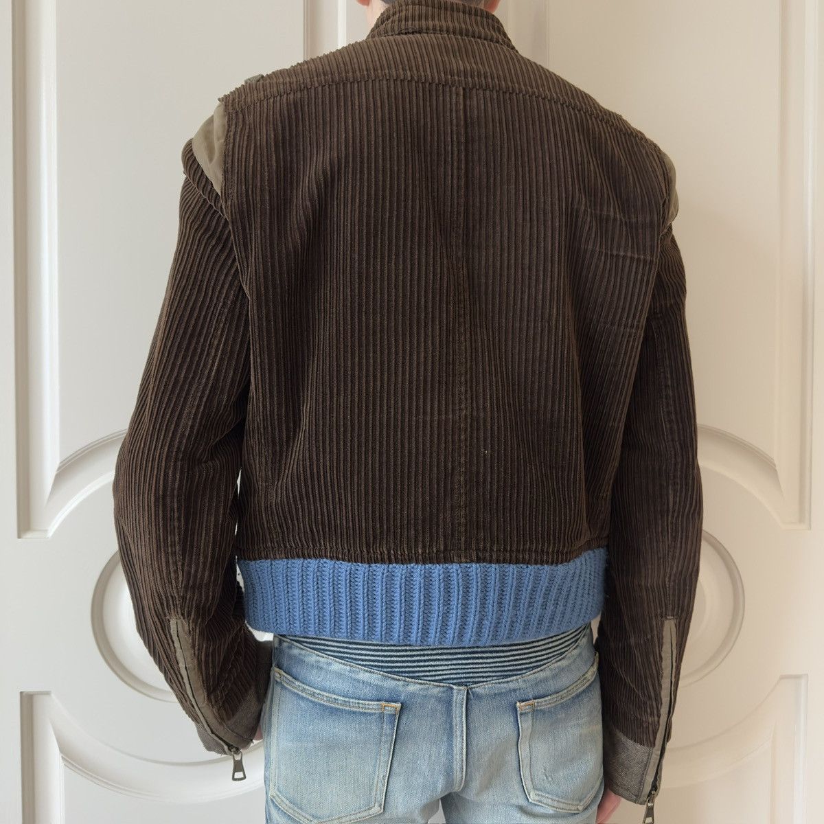 Dsquared2 Dsquared2 FW2002 Corduroy Biker Jacket ‘Homeless Collection’ Size US M / EU 48-50 / 2 - 4 Thumbnail